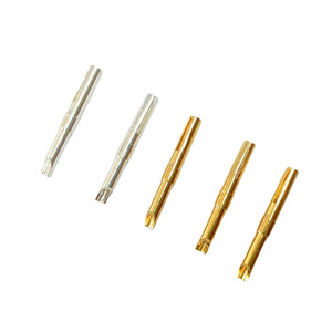 Terminales de pin M5 Edinburgh de 1,5x25,4 mm, chapados en oro y plata, de cobre puro, de desconexión rápida para cableado eléctrico - Product Image 1