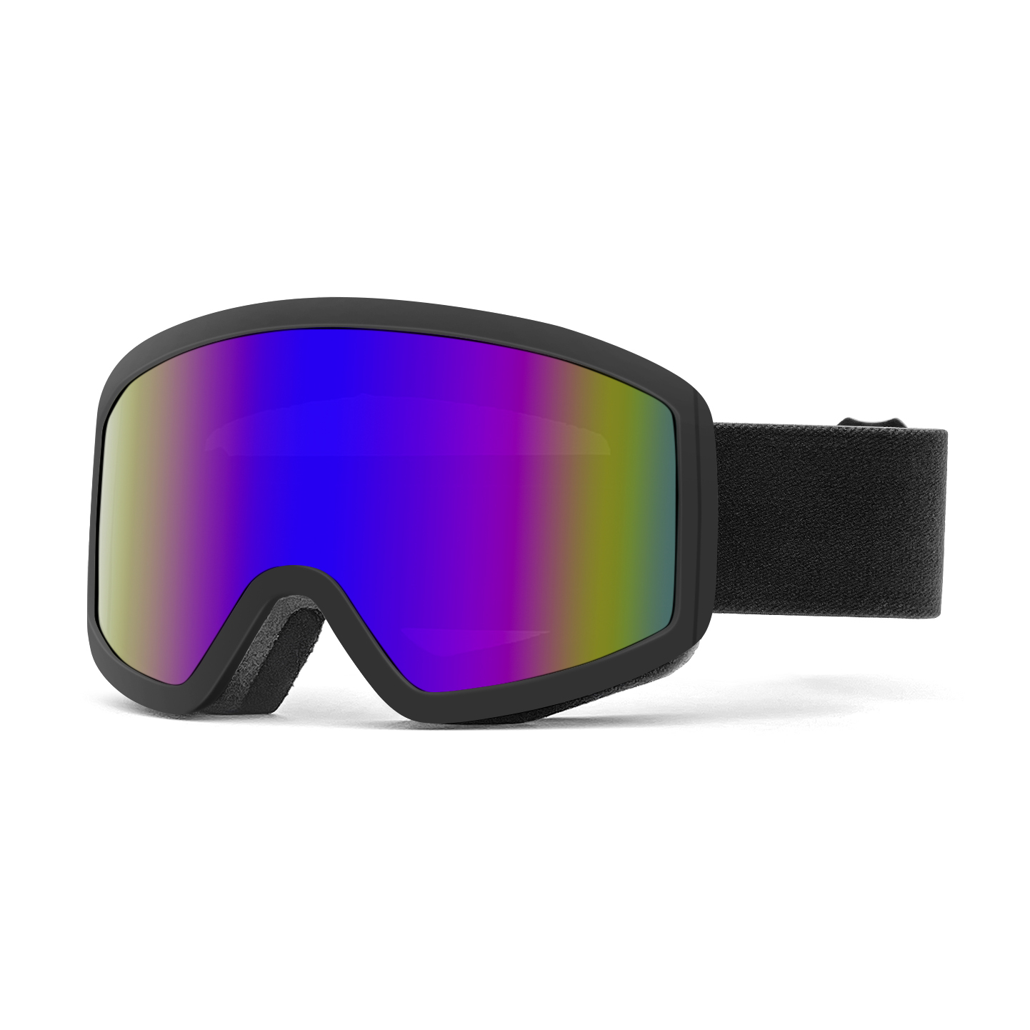 Black frame blue lenses