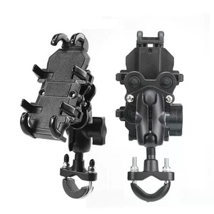 Soporte para Teléfono Móvil para Horquilla de Motocicleta con Amortiguador de Vibraciones, Soporte Resistente para Celular Compatible con Tubos de Horquilla - Product Image 4