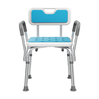 Chaise de sécurité pour salle de bain à hauteur réglable, siège de bain antidérapant pour personnes âgées et femmes enceintes