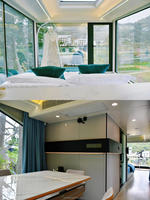 Maison conteneur préfabriquée respirante de luxe, de haute qualité, modulaire, moderne, type capsule spatiale, maisons capsules, mini-maisons mobiles, Villa 1