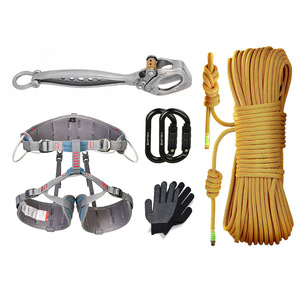 Descensor de cuerda individual Xinda Beidouxing HH-9776 con bloqueo automático para escalada, montañismo, descenso en caída y uso en exteriores. - Product Image 3