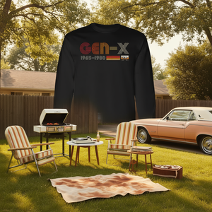 Camiseta de manga larga Gen X 1965-1980 Diseño retro - Product Image 3