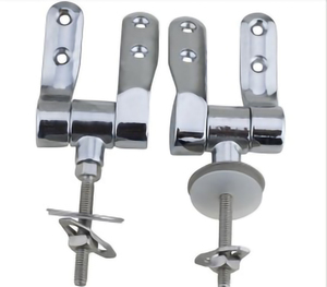 Accesorios de bisagra para asiento de inodoro de aleación de Zinc para baño, bisagras cromadas, cierre suave para asiento de inodoro Peir - Product Image 4