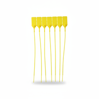 Sceau de sécurité jaune homologué ISO pour pièces incendie, accessoires d'équipement de lutte contre l'incendie, sceau en plastique pour valve d'extincteur