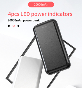 Fuerte duradera de alta capacidad 20000 mAh Inalambrico externa del banco de potencia 20000 mah portátil <span class=keywords><strong>Qi</strong></span> <span class=keywords><strong>Powerbank</strong></span> - Product Image 4