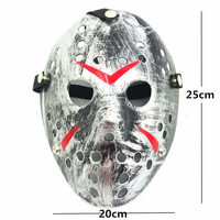 Jason Masque Halloween Cosplay Hockey Masque Avec Bretelles Réglables Partie Prom Props Décor Costume Fête Maquillage DD7-113