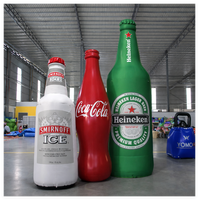 Bouteille gonflable géante personnalisée pour la publicité, bouteille de vin gonflable en PVC, bouteille de bière gonflable, bouteille de boisson gonflable pour les événements
