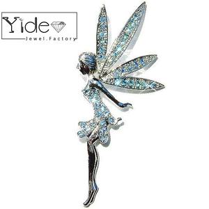 Brillante azul <span class=keywords><strong>de</strong></span> <span class=keywords><strong>hadas</strong></span> tinker bell Ángel colgante para regalo <span class=keywords><strong>de</strong></span> Navidad - Product Image 3