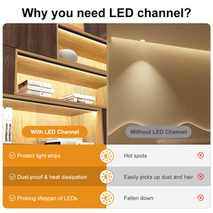 Esann lõm dẫn nhôm hồ sơ nhôm kênh dẫn ánh sáng khuếch tán cho đèn <span class=keywords><strong>Led</strong></span> dải bạc - Product Image 5