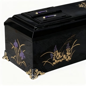 Оптовая Продажа с фабрики черные японские деревянные окрашенные гробы - Product Image 4