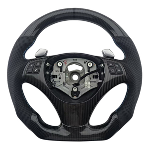Produit neuf, volant sport en cuir perforé et fibre de carbone pour BMW E90 E91 E92 E93 Série 3 - Product Image 1