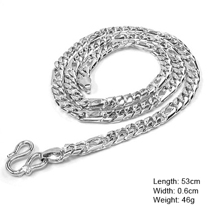 925 Sterling Silver Cuban Link Chain For Men, Oem/odm