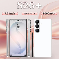 Nouveau prix d'usine S26 Ultra 5G CDMA Smartphone 7,3 pouces Version mondiale Grand écran Android 15 Double carte SIM Téléphone portable