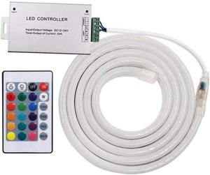 Guirlandes lumineuses néon en silicone RGB 120 LED/m 5m 2700K certifiées RoHS CE FCC avec contrôle à distance par application/WiFi IP65 USB Ra95 dimmable - Product Image 2