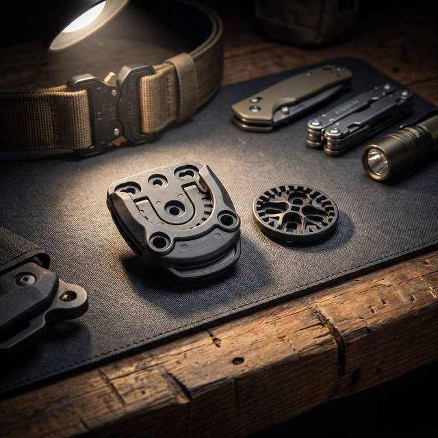 Tactical Nylon Tek-Mount Quick Release Holster Mount Adapter Knife Sheath Belt Clip Quick Connect System for Security