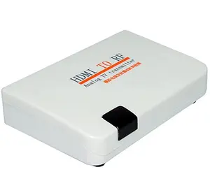 HDMI a RF convertidor Coaxial caja de televisión Conversión de HDMI a Coaxial señal analógica con Control remoto soporte Zoom función