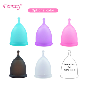 Coupe menstruelle réutilisable, douce, écologique, certifiée, en silicone médical, féminine - Product Image 3