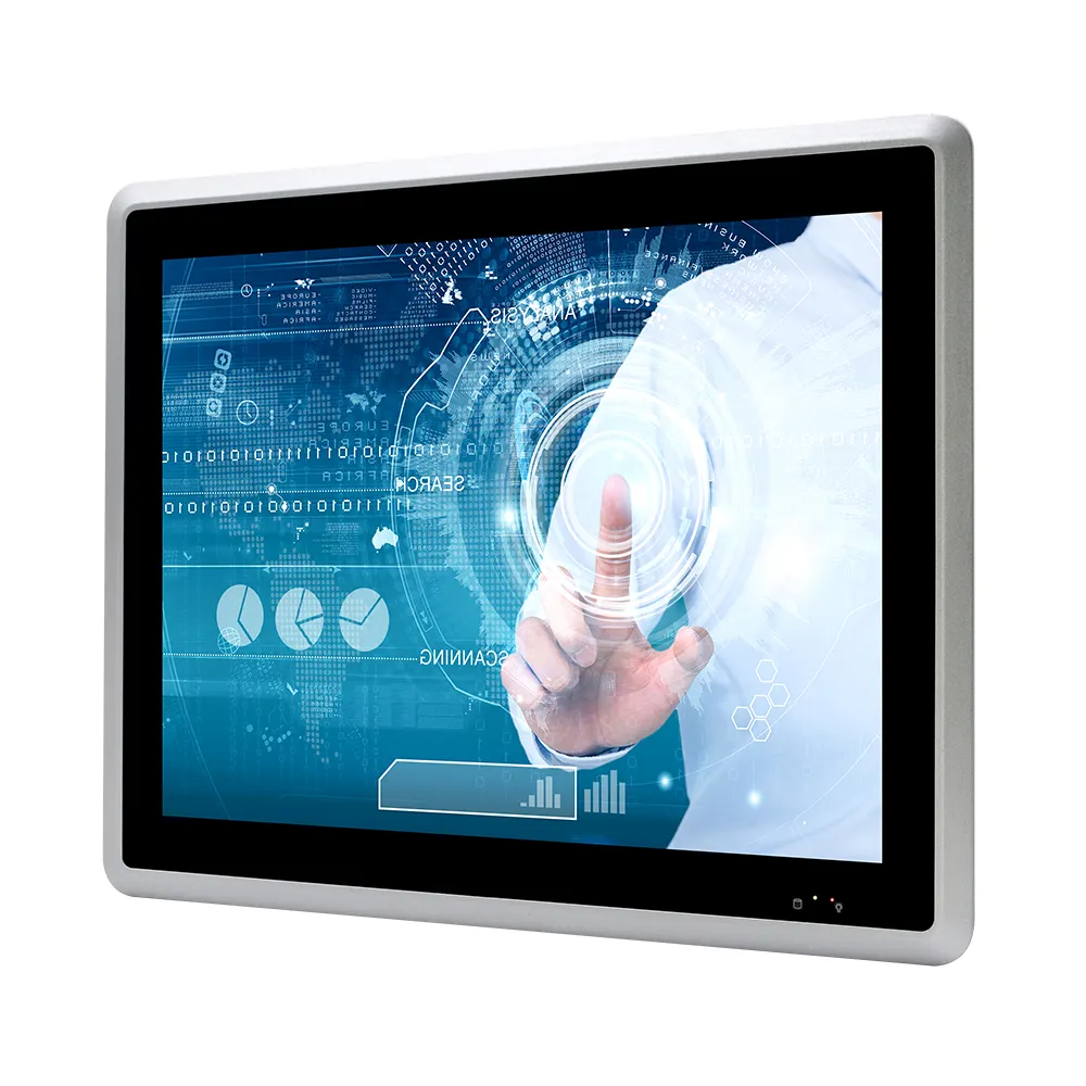 Industriële Paneel Pc 12.1 Inch Lcd Stofpreventie Quakeproof Alles In Één Computer Touch Panel Pc Industrieel