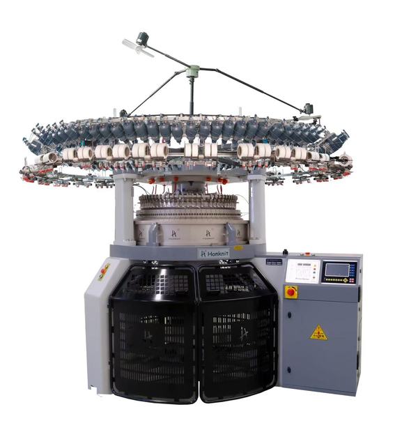 Honknit Brand High Speed Double Knit Jacquard Circular Knitting Machine 5500W 100-120kg/day