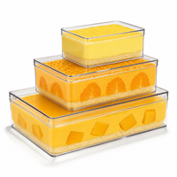 Bols à dessert en plastique PS transparent avec couvercles en dôme, qualité alimentaire, sans BPA, anti-fuite, pour parfaits, vente en gros