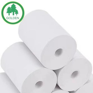 Rouleaux de papier thermique extra-longs et jumbo, offrant une image nette, sans BPA, pour les reçus de caisse des supermarchés - Product Image 1
