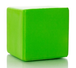 Custom Logo Promotional Gifts PU Foam Black <b>Cube</b> Square Ball Stress Relief Toys Square Anti Stress Ball - Product Image 3