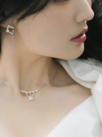 Boucles d'oreilles en or 18 carats S925 style étoile avec diamants de laboratoire, bijoux de mode de genre métallurgique