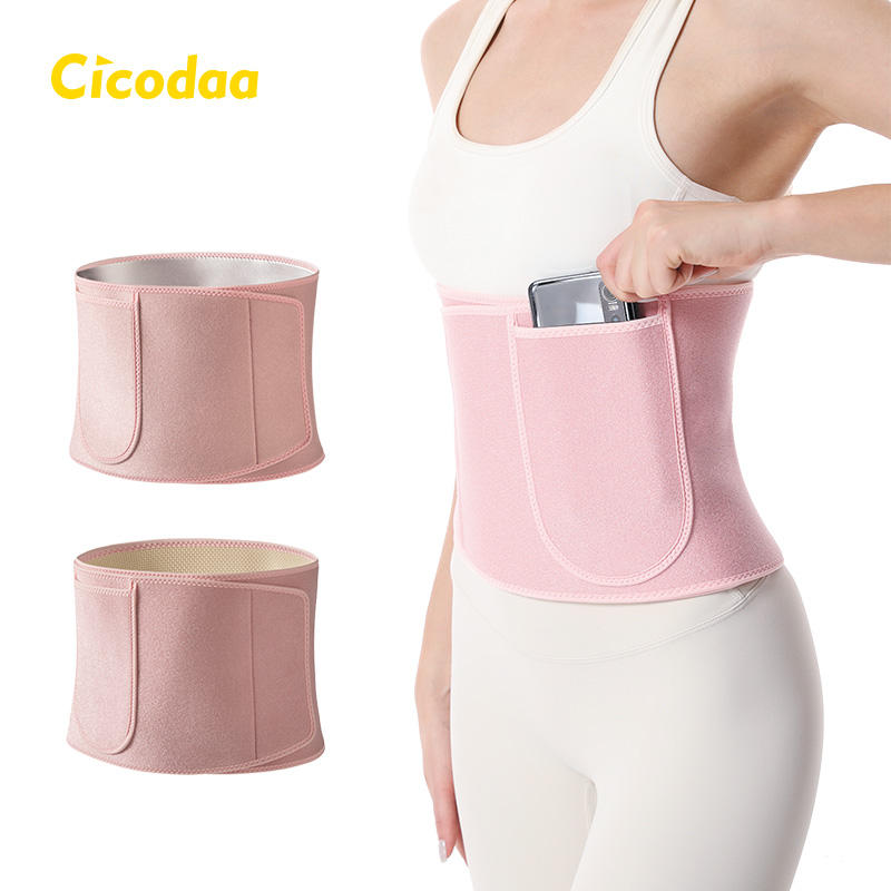 Silver Ion Stomach Wrap Neoprene Custom Waist Trimmer Slimming