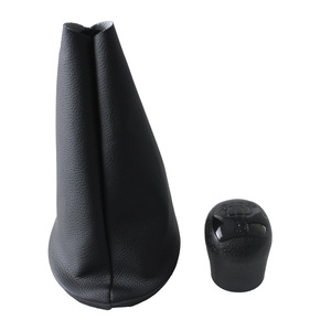 Car Gear <b>Knob</b> Set Leather Replacement For Renault Koleos 2 Manual Transmission <b>Shift</b> <b>Knob</b> Cover - Product Image 3