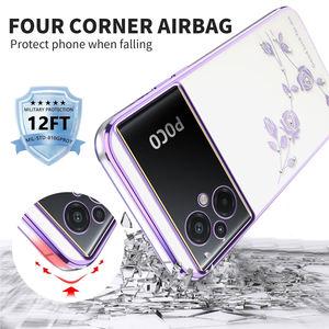 Funda móvil de diseño de moda para mujer para Vivo IQOO 15/Z10 Turbo/Neo 10Pro/13/12/11/10 Pro Clear <span class=keywords><strong>Chrome</strong></span> protección de lente de lujo - Product Image 6