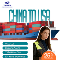 Coût d'expédition maritime FCL LCL international compétitif, livraison porte à porte, transitaire maritime vers les États-Unis, agent maritime
