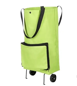 Carritos Ligeros Reutilizables para Compras, Plegables, Carrito de Supermercado con Ruedas, Bolsa de Compras Plegable con Ruedas - Product Image 2