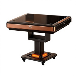 <span class=keywords><strong>Table</strong></span> de <span class=keywords><strong>Mahjong</strong></span> pliable entièrement automatique en plastique, quatre ports, silencieuse, double usage, <span class=keywords><strong>table</strong></span> à manger à faible bruit - Product Image 1