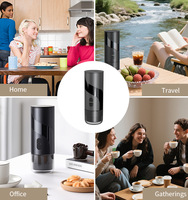 Machine à expresso portable sans fil 20 bars, rechargeable, pour le camping en plein air, les voyages, mini cafetière pour café en poudre et capsules