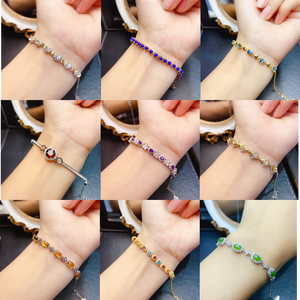 <span class=keywords><strong>Bracelet</strong></span> chaîne en argent 925 Bracelets à maillons fins pour cadeau ou fête-Chaque article au prix coûtant cette semaine - Product Image 2