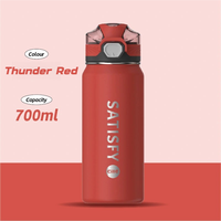 Bouteille isotherme sous vide en acier inoxydable 316, capacité 800 ml, portable, isolation thermique 6-12 heures, pour activités de plein air