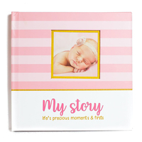Benutzer definierte erste Jahr Baby Memory Book Kind Andenken Foto Journal Geschenk Notizbuch für Jungen