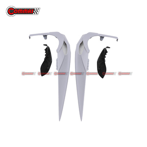 ST Style Dry Carbon Fiber Car Body Kit for Lamborghini Huracan LP580 LP610 LP640 Front Bumper Fender Hood Side Skirts Rear <b>Wing</b> - Product Image 4