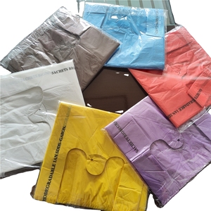 ถุงช้อปปิ้งพลาสติกแบบเสื้อยืด พิมพ์กราเวียร์ รีไซเคิลได้ - Product Image 2