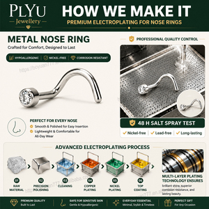 Joyería para piercing corporal <span class=keywords><strong>de</strong></span> acero inoxidable 316L dorado, clicker para septum, labret, piercing para labio, nariz, pezón, <span class=keywords><strong>ombligo</strong></span>, arete <span class=keywords><strong>de</strong></span> base plana - Product Image 2