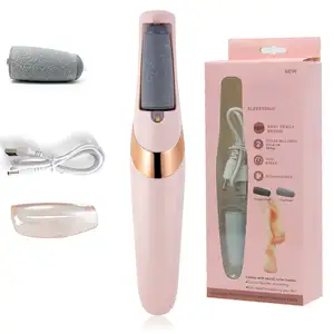 Điện chân tập tin Callus Remover có thể sạc lại móng chân công cụ chăm sóc bàn chân Kit bàn chân Scrubber tẩy da chết