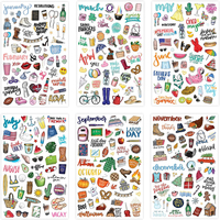 Offre Spéciale : Mini Autocollants Icônes pour Planners et Décorations – Agendas Personnalisables à Couverture Rigide