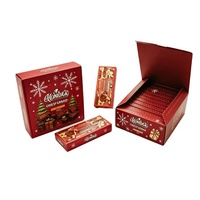 Présentoir de comptoir en carton blanc pour papier d'art, boîte PDQ, emballage de chocolat, barre de chocolat, boîte vide, boîte cadeau pliable en papier