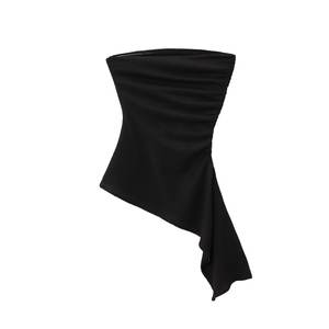 SHENZHU Donna Primavera 2025 Nuova Moda Top Stile Fasciante Senza <span class=keywords><strong>Spalline</strong></span> Vintage <span class=keywords><strong>con</strong></span> <span class=keywords><strong>Spalline</strong></span> <span class=keywords><strong>Sottili</strong></span> e Schiena Scoperta, Top Chic Femminile - Product Image 3