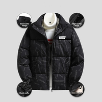 Veste bomber en coton coréen tendance, imperméable, coupe-vent, respirante, zippée, épaisse, pour les activités de plein air des hommes