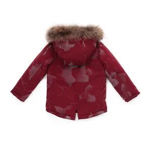 Parka Jeune roupas infantis para meninas de 3 a 5 anos jaquetas para roupas de inverno