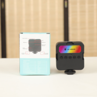 Lumière de remplissage vidéo RGB à 49 LED TikTok pour appareil photo, ordinateur portable, photographie avec support de pince 100-265V 7W