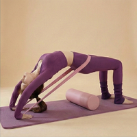 Banda de Resistencia de Yoga Personalizada de Alta Calidad, Material TPE Elástico y Duradero, Resistencia Media, para Ejercicios de Yoga, Fisioterapia, Kingsen