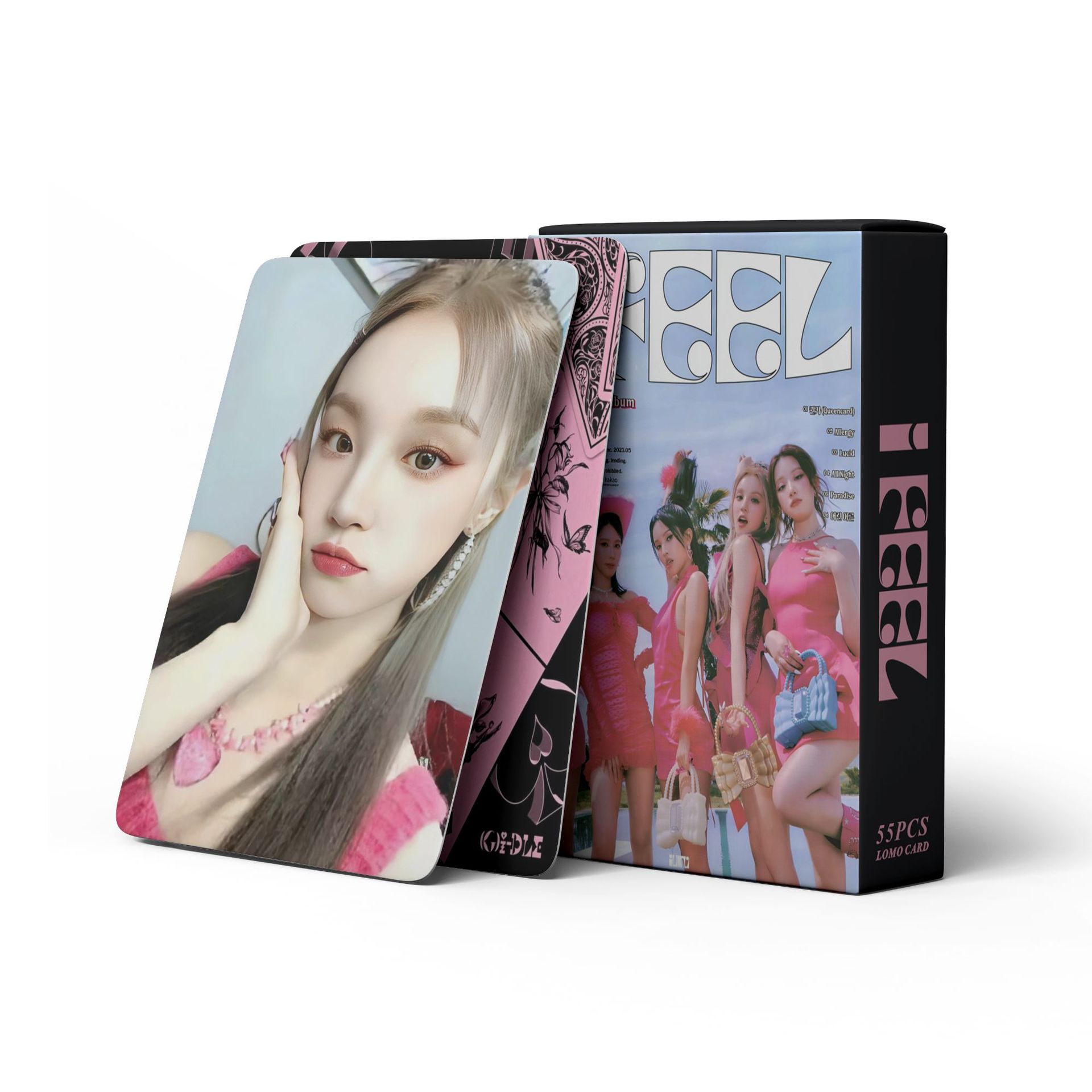 KPOP 55pcs/box (G)I-DLE I FEEL Queencard Photocard Lomo Card Photo